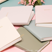 Pastel Pocket Notebooks A6 – Elegant Minimalist Journals by Hazy Dreamy