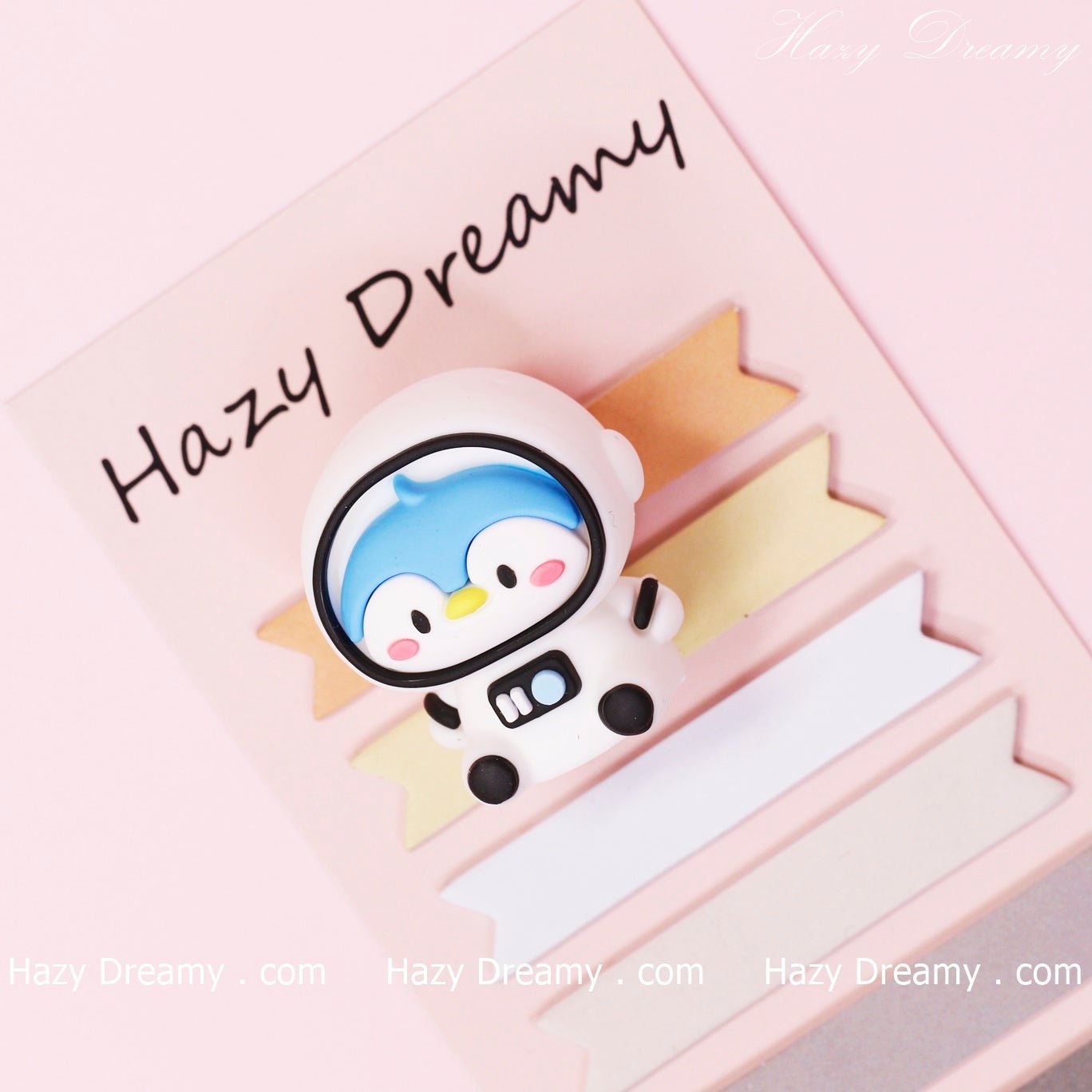 Cute Astronaut Penguin 3D Eraser - Perfect for Students and Stationery Lovers - Hazy Dreamy: Online Stationery Store