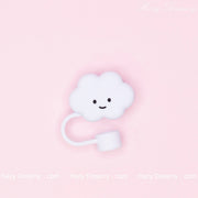 Cute Cloud Straw Cover for Tumblers and Cups - Perfect for School and On - the - Go - Hazy Dreamy: Online Stationery Store
