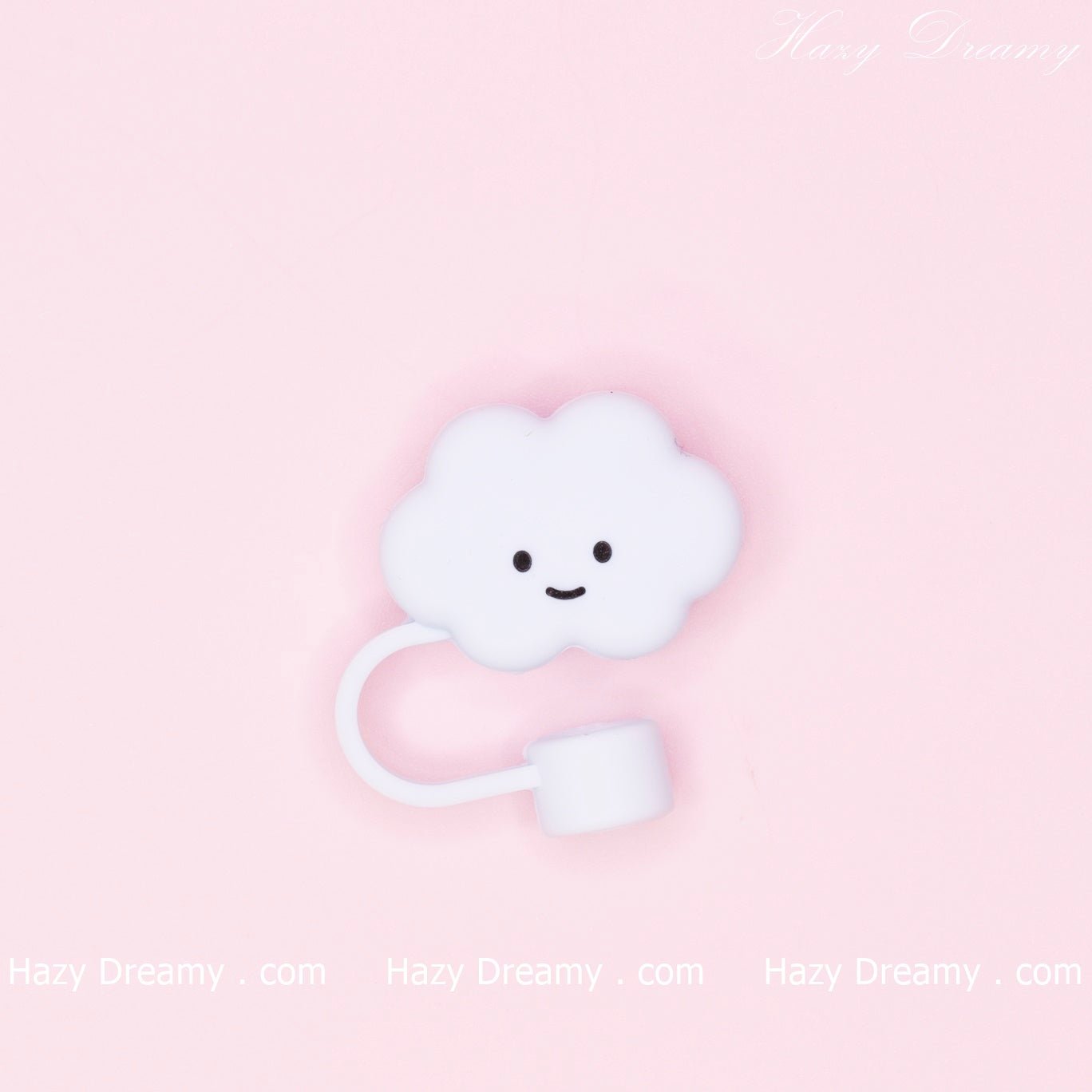 Cute Cloud Straw Cover for Tumblers and Cups - Perfect for School and On - the - Go - Hazy Dreamy: Online Stationery Store