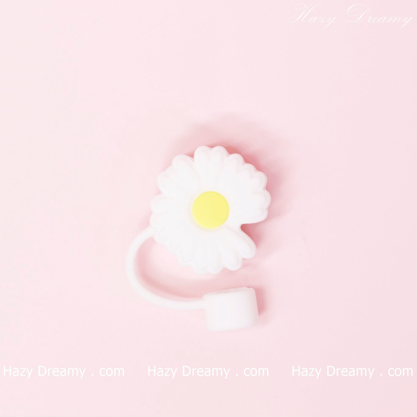 Cute Daisy Straw Cover for Tumblers and Cups - Perfect for School and On - the - Go - Hazy Dreamy: Online Stationery Store