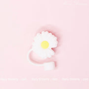 Cute Daisy Straw Cover for Tumblers and Cups - Perfect for School and On - the - Go - Hazy Dreamy: Online Stationery Store
