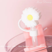 Cute Daisy Straw Cover for Tumblers and Cups - Perfect for School and On - the - Go - Hazy Dreamy: Online Stationery Store