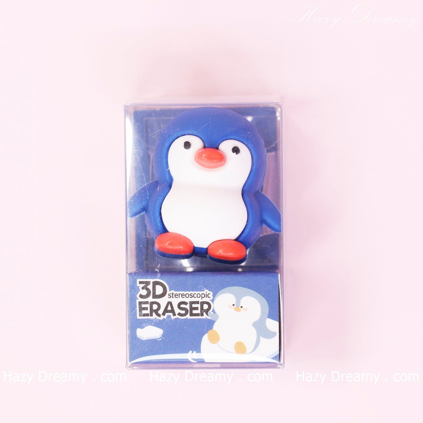 Cute Penguin 3D Eraser - Perfect for Students and Stationery Lovers - Hazy Dreamy: Online Stationery Store