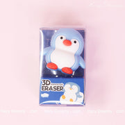 Cute Penguin 3D Eraser - Perfect for Students and Stationery Lovers - Hazy Dreamy: Online Stationery Store