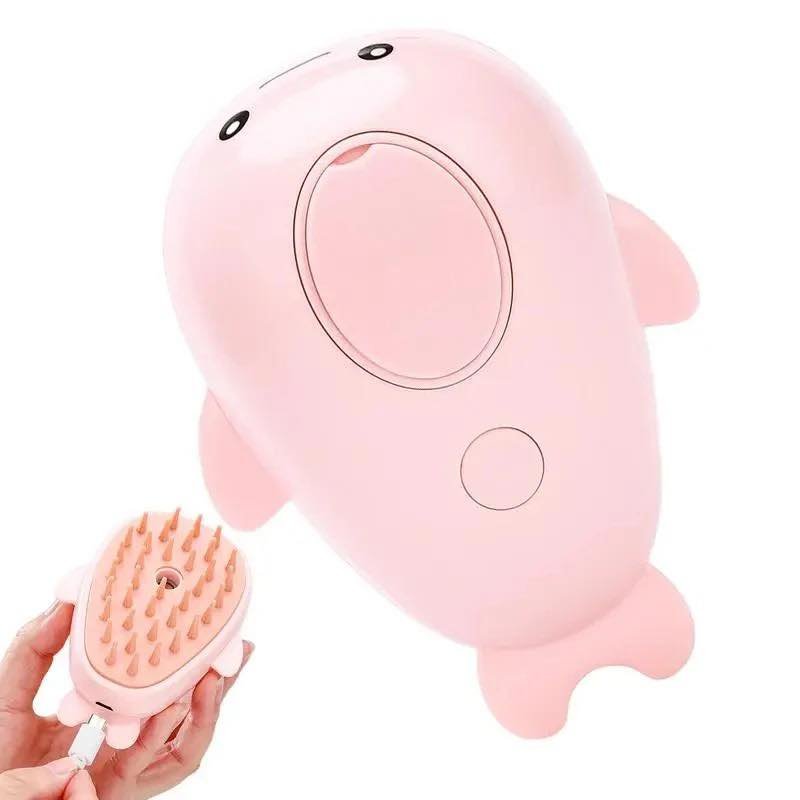 Cute Whale Pet Hairbrush - Ultimate Grooming Tool for Cats and Dogs - Hazy Dreamy: Online Stationery Store