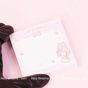 Hazy Dreamy My Melody Sticky Notes - Cute and Functional Stationery - Hazy Dreamy: Online Stationery Store