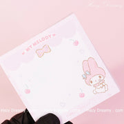 Hazy Dreamy My Melody Sticky Notes - Cute and Functional Stationery - Hazy Dreamy: Online Stationery Store