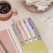 Hazy Dreamy Pastel Ballpoint Pens - Smooth Writing Stationery Set - Perfect for Stationery Lovers and Students - Hazy Dreamy: Online Stationery Store