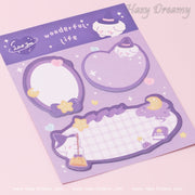 Kawaii Cartoon Animal Sticky Notes - Hazy Dreamy: Online Stationery Store