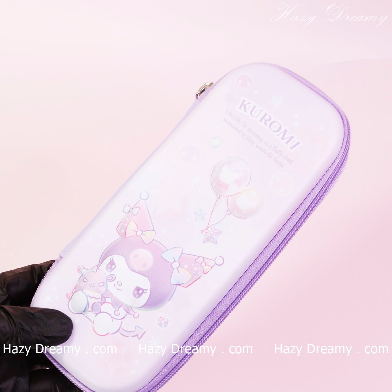 Kuromi Cute Pencil Case - Adorable and Practical Storage for Stationery Lovers - Hazy Dreamy: Online Stationery Store