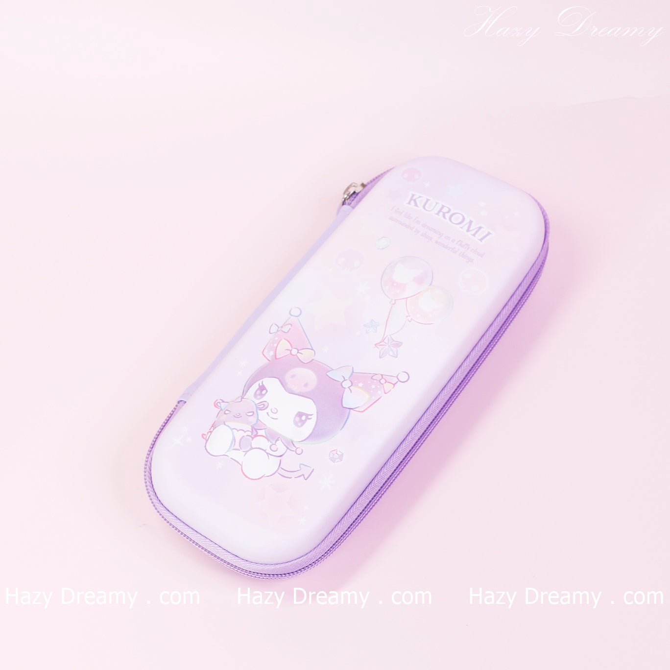Kuromi Cute Pencil Case - Adorable and Practical Storage for Stationery Lovers - Hazy Dreamy: Online Stationery Store