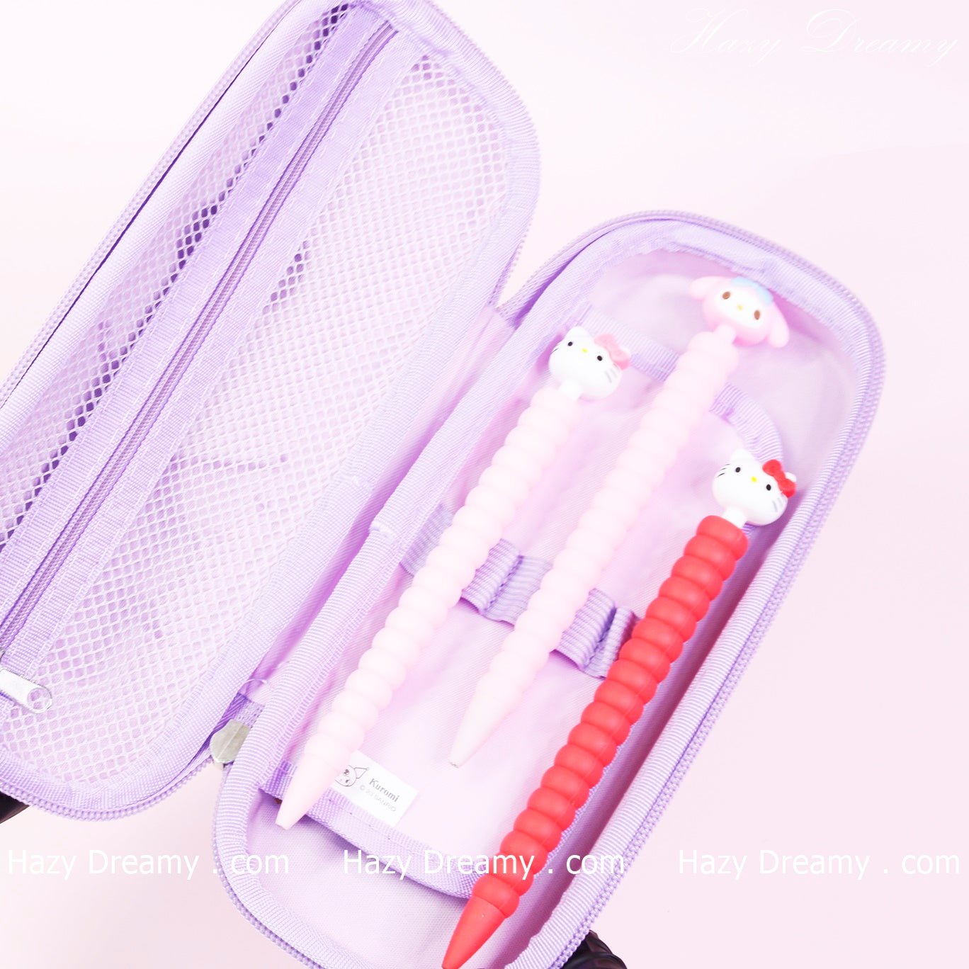Kuromi Cute Pencil Case - Adorable and Practical Storage for Stationery Lovers - Hazy Dreamy: Online Stationery Store