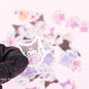Kuromi Kawaii Stickers Pack - Cute and Colorful Sanrio Adhesive Decals - Hazy Dreamy: Online Stationery Store