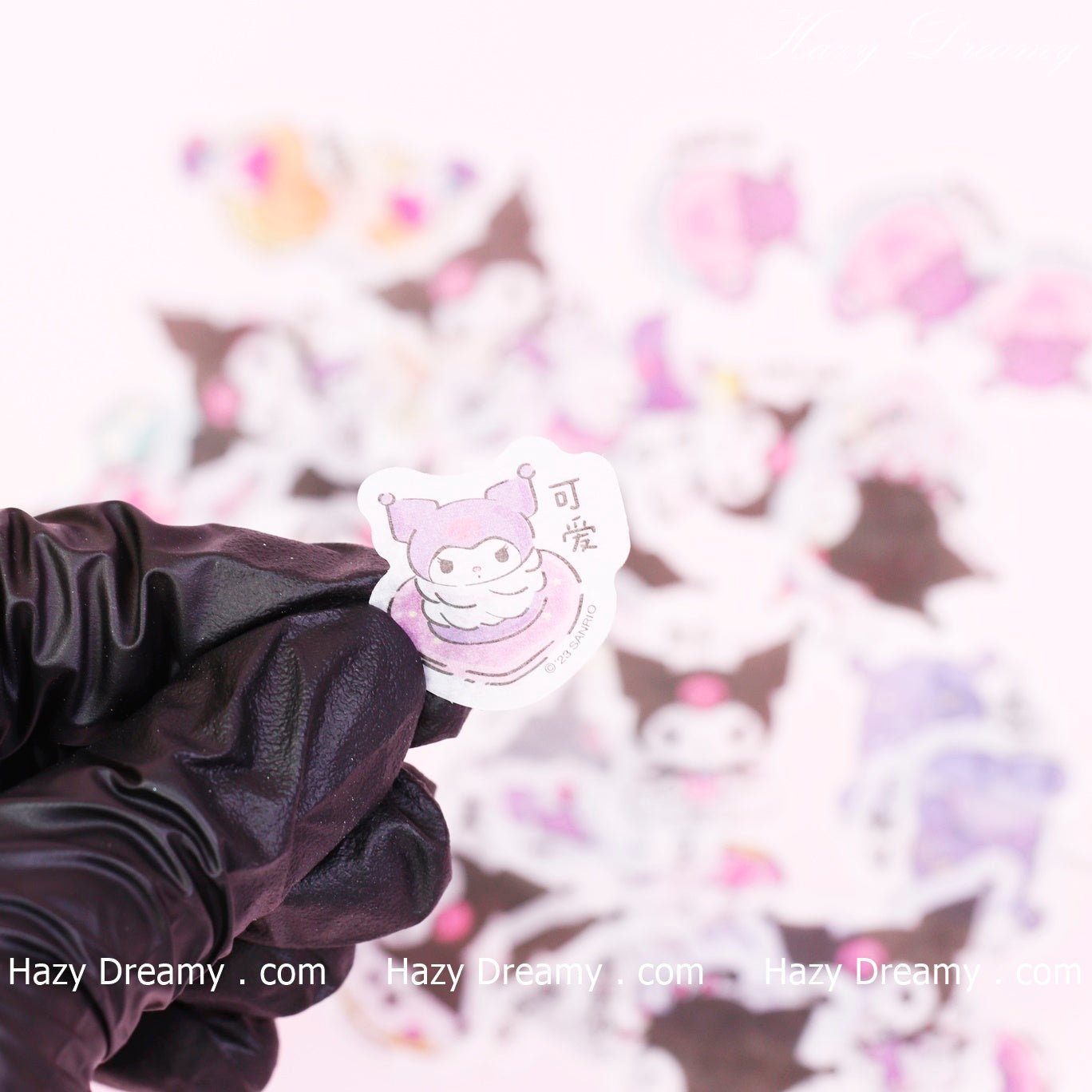 Kuromi Kawaii Stickers Pack - Cute and Colorful Sanrio Adhesive Decals - Hazy Dreamy: Online Stationery Store