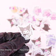 Kuromi Kawaii Stickers Pack - Cute and Colorful Sanrio Adhesive Decals - Hazy Dreamy: Online Stationery Store