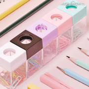 Pastel Paper Clips with Magnetic Dispenser - Stylish & Functional Desk Accessories - Hazy Dreamy: Online Stationery Store