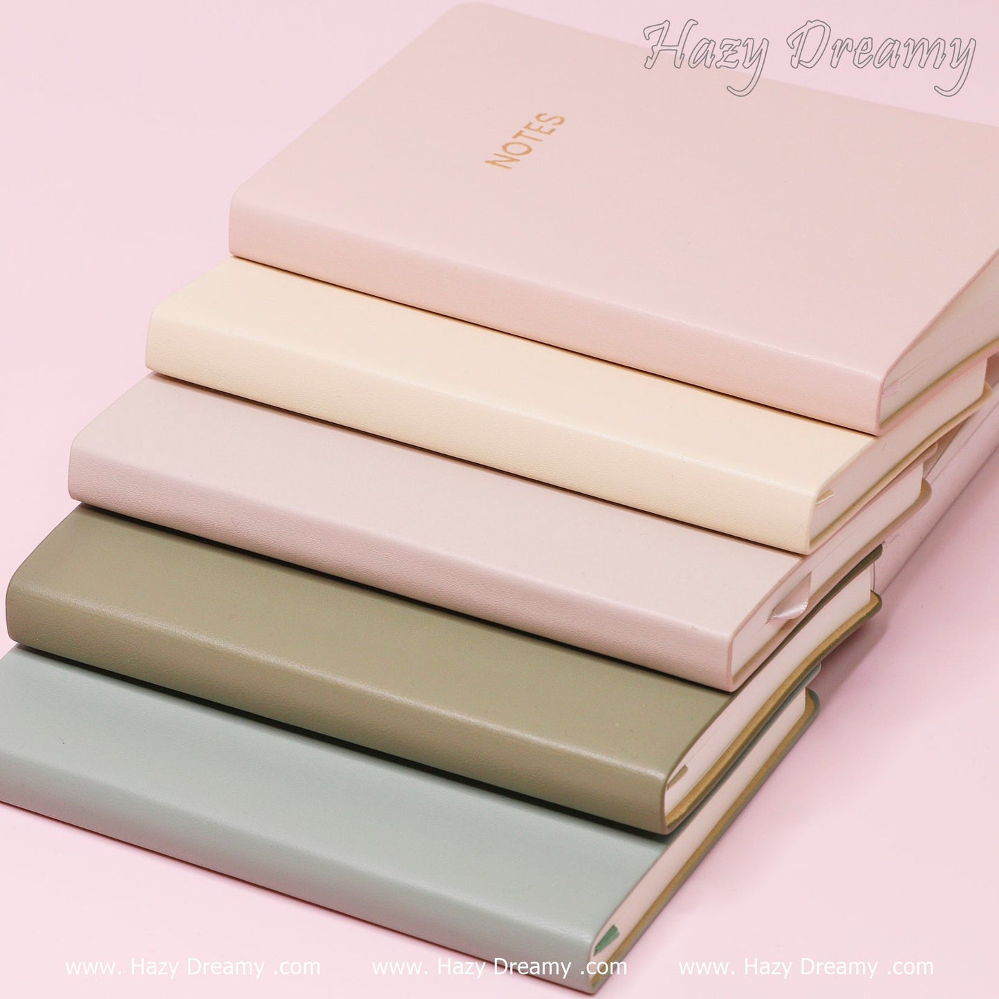 Pastel Pocket Notebooks A6 – Elegant Minimalist Journals by Hazy Dreamy - Hazy Dreamy: Online Stationery Store