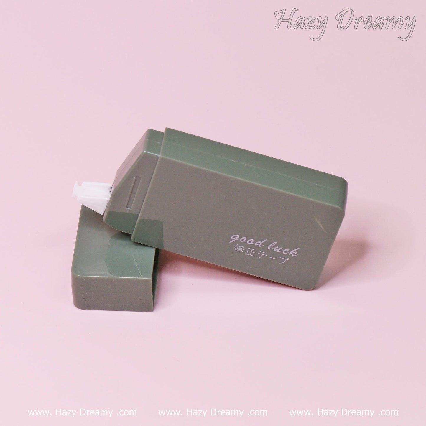 Set of Pastel Colors Correction Tape Cute White Out (Green Edition) - Hazy Dreamy: Online Stationery Store