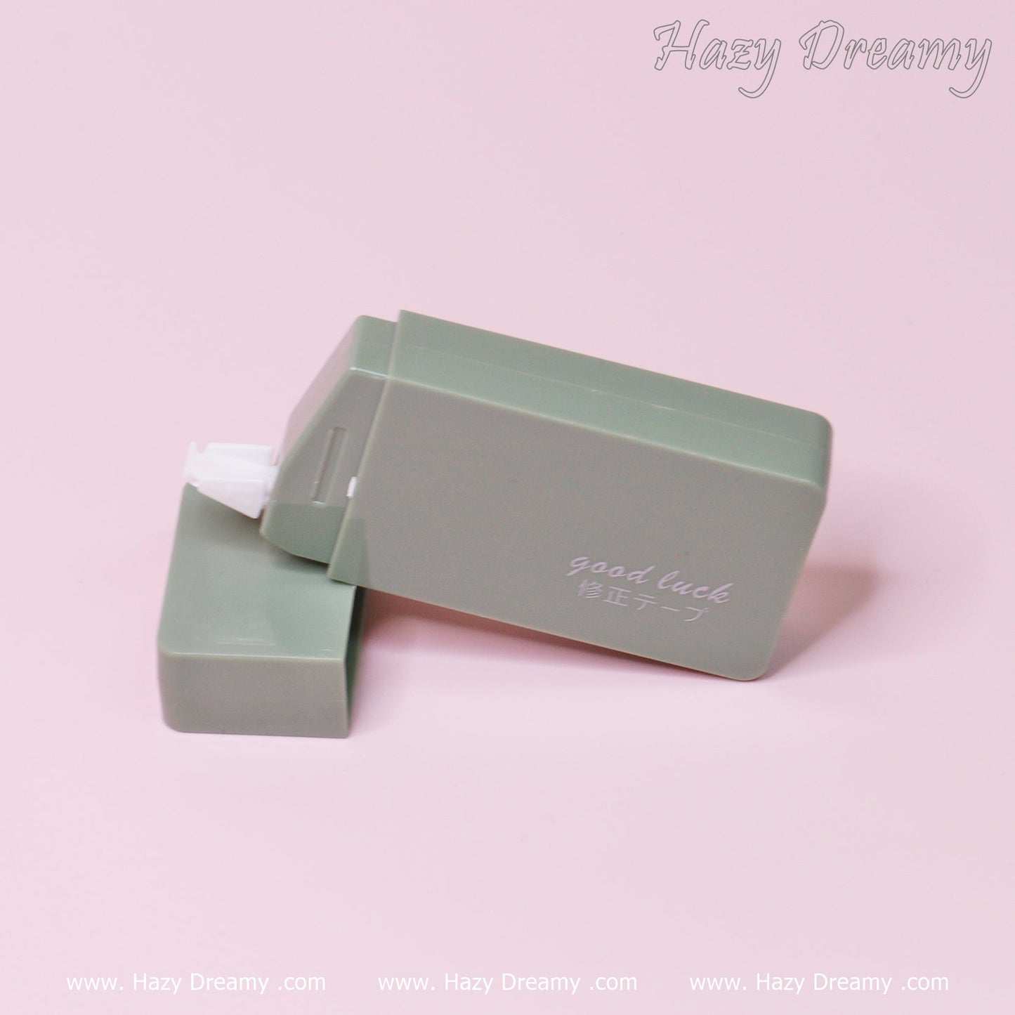 Set of Pastel Colors Correction Tape Cute White Out (Green Edition) - Hazy Dreamy: Online Stationery Store