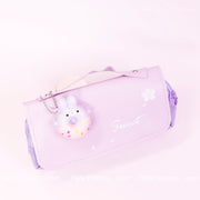 Sweet Bunny Pen & Pencil Case - Adorable Stationery Organizer in Pastel Purple - Hazy Dreamy: Online Stationery Store